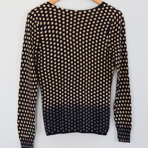 Anthropologie Moth polka dot ombre cardigan size S - Picture 2 of 3